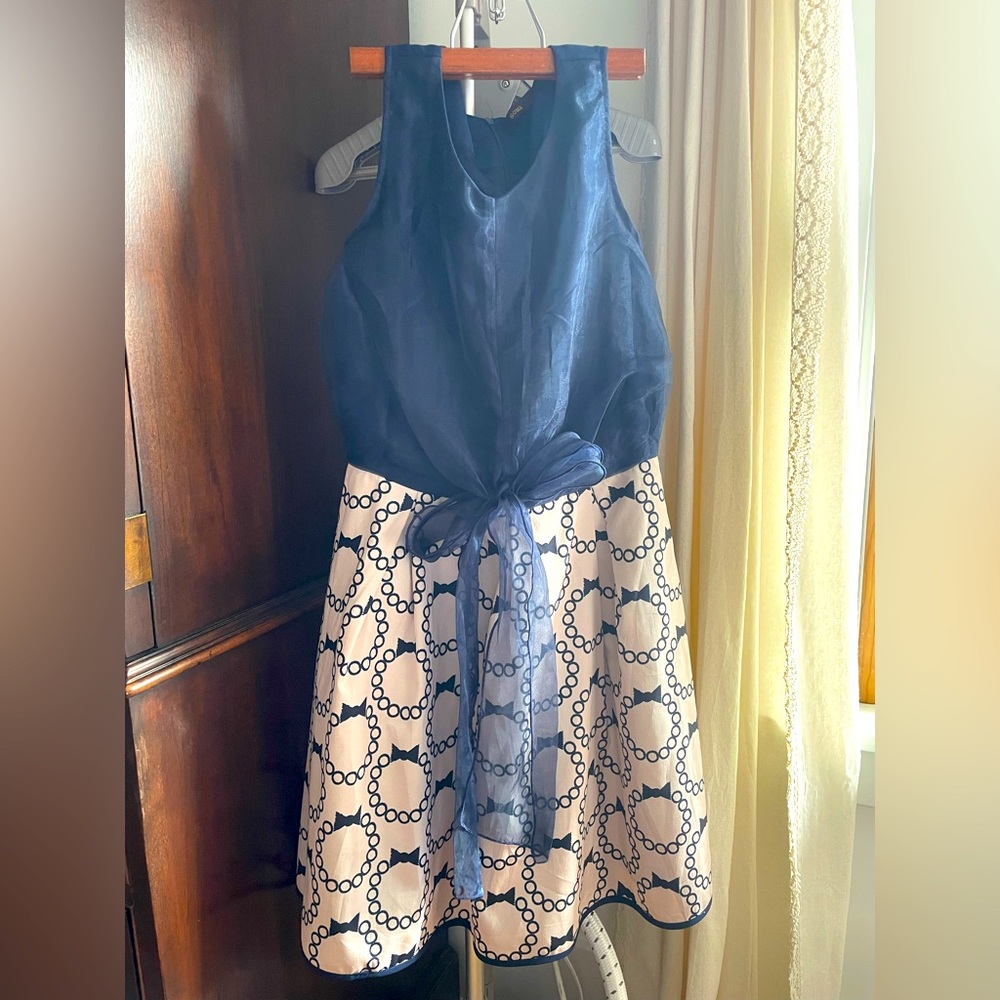 SOMA A-line blue dress - size S